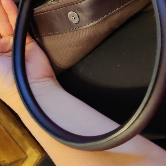 Burberry Northfield Smoke Check Plum Tote - Picture 14 of 17